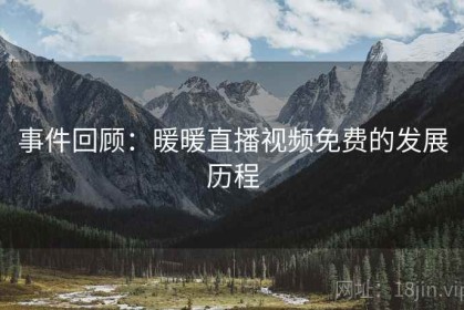 事件回顾：暖暖直播视频免费的发展历程