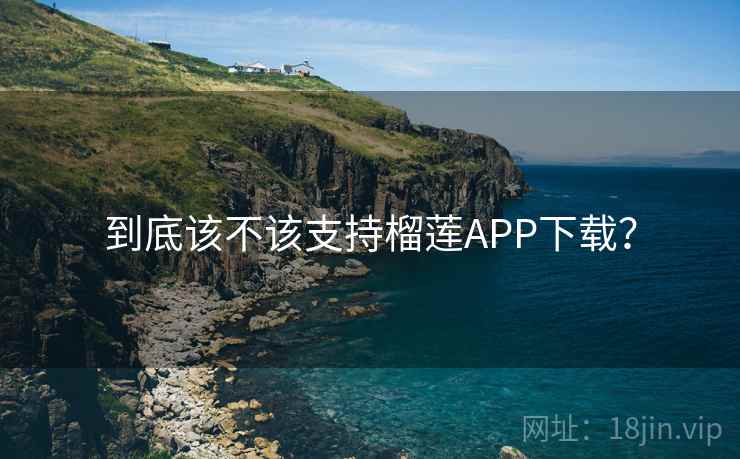 到底该不该支持榴莲APP下载？